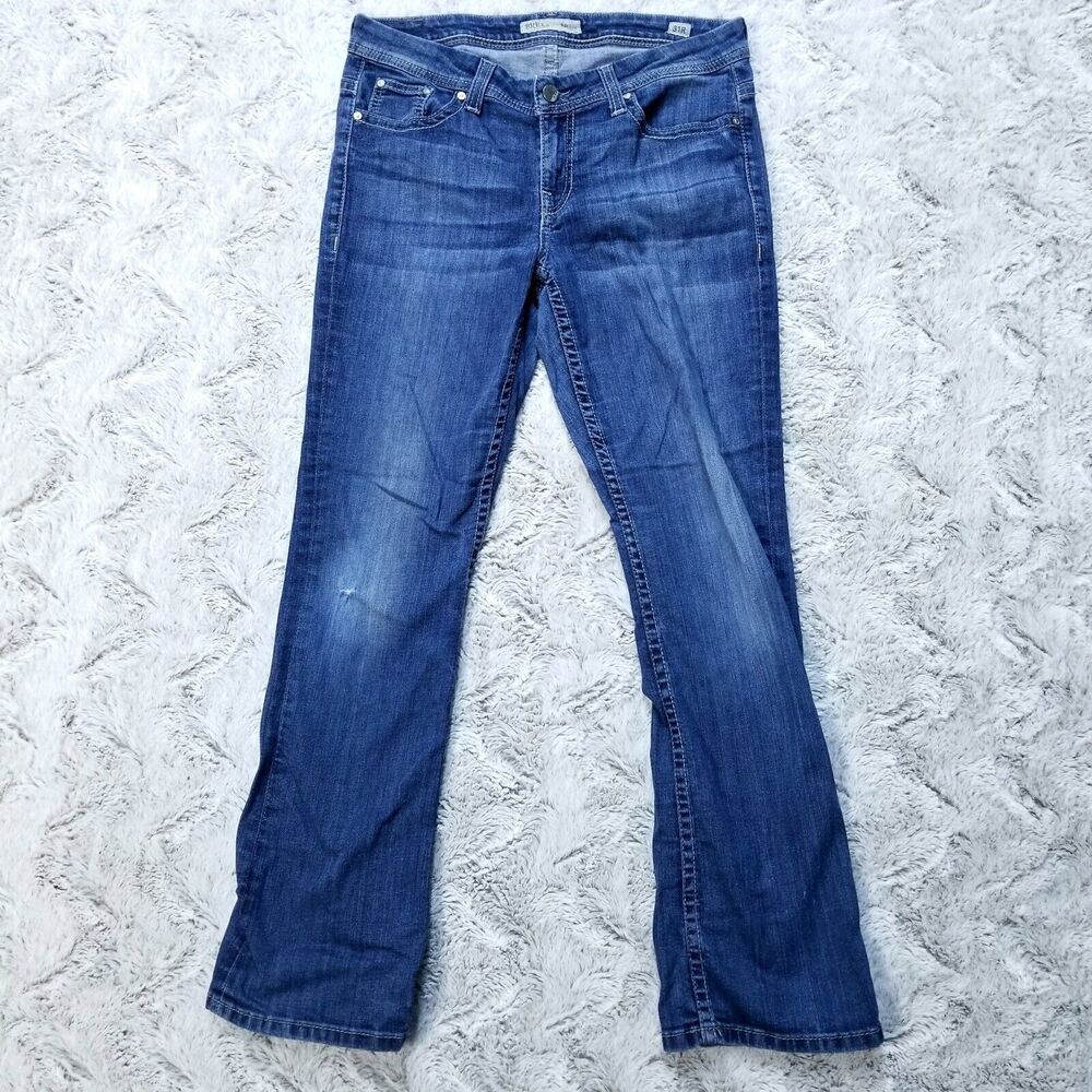 BKE Jeans Womens 31x31.5 Blue Payton Dark Wash American Denim